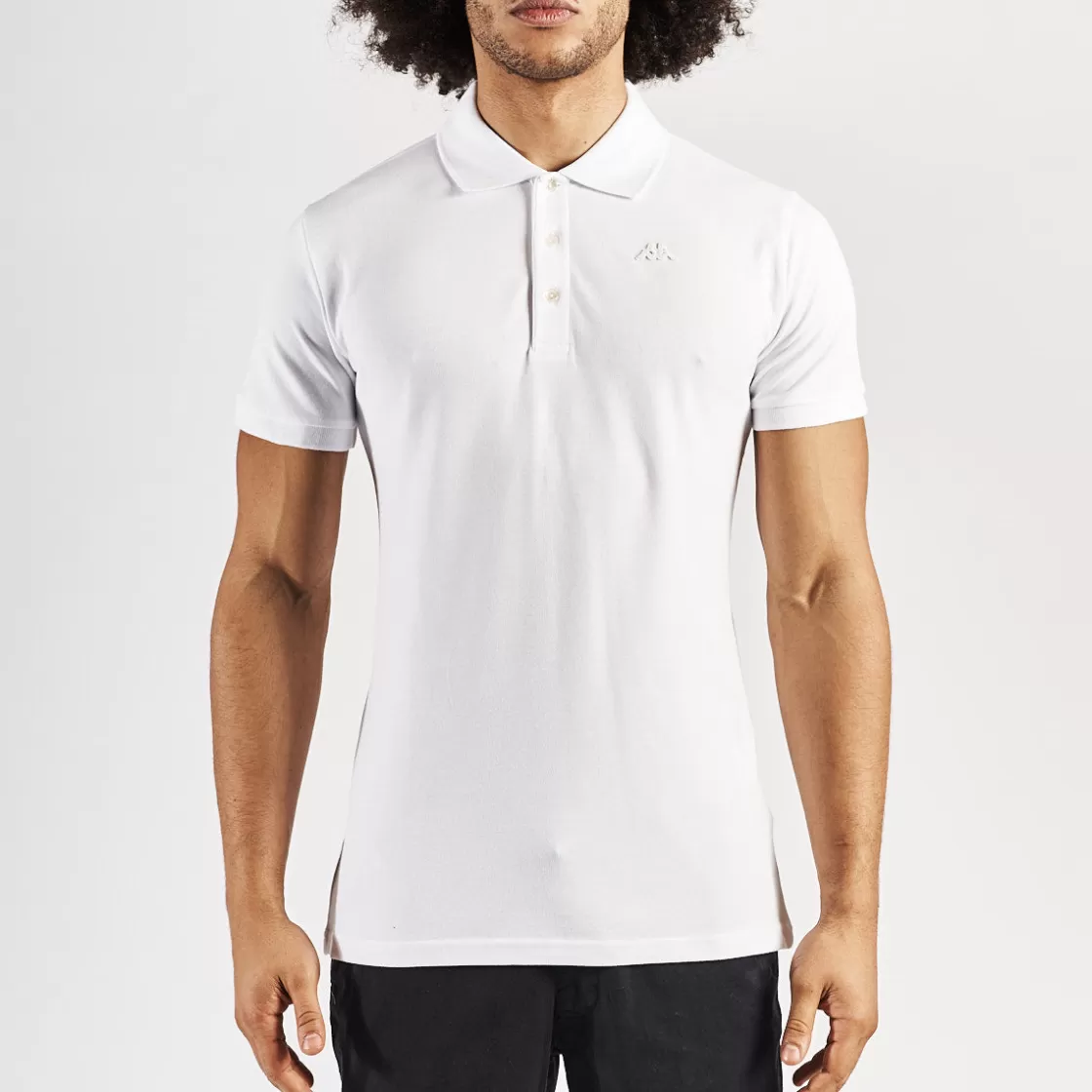 Homme Kappa Polos & Chemises | Polo Ned Robe Di Blanc Homme