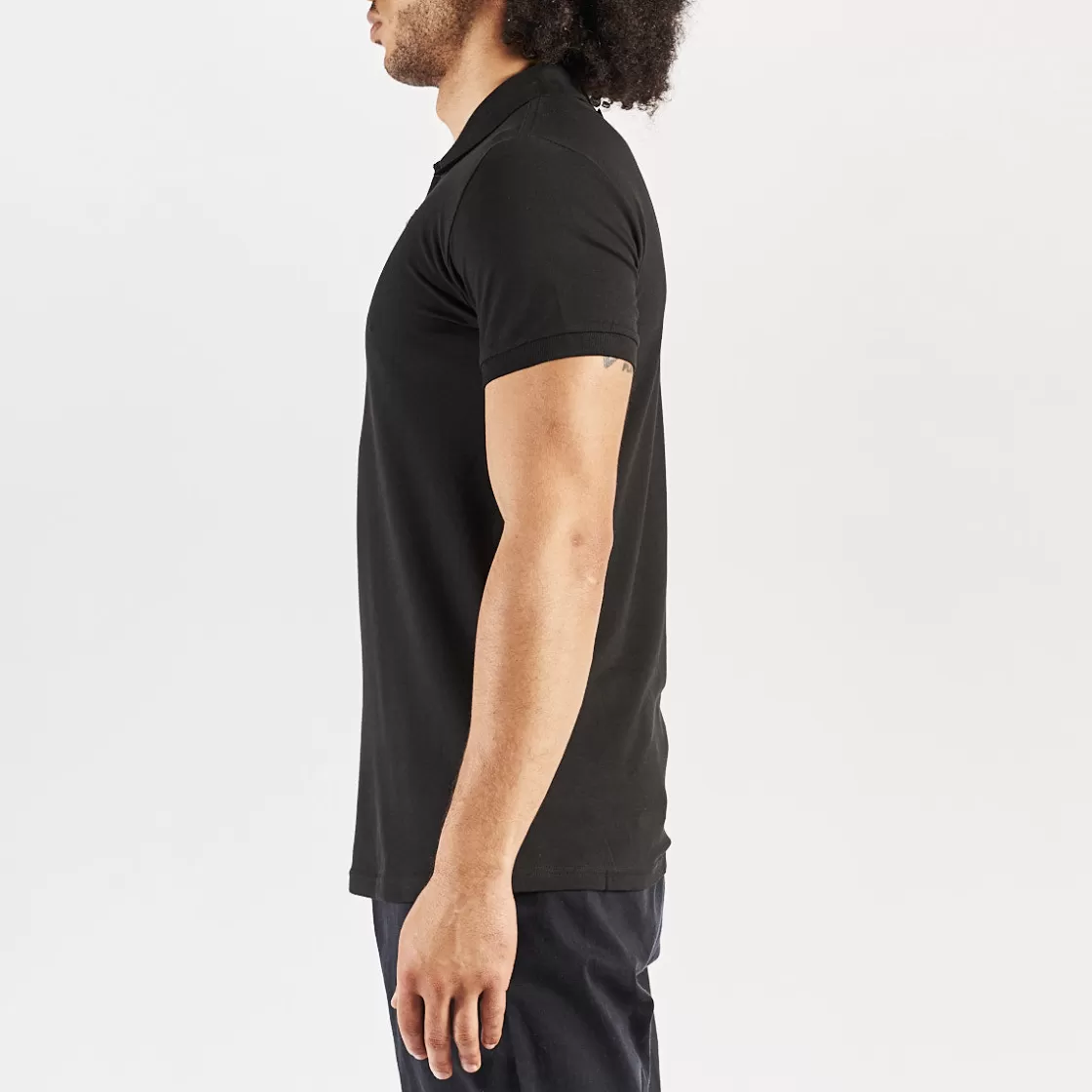 Homme Kappa Polos & Chemises | Polo Ned Robe Di Noir Homme