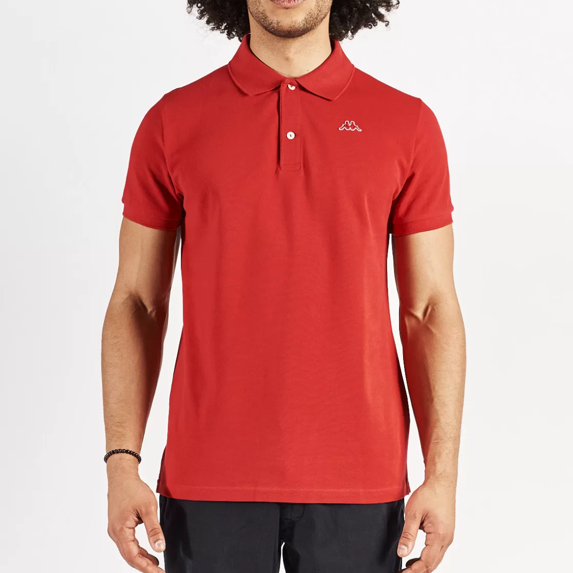 Homme Kappa Polos & Chemises | Polo William Robe Di Rouge Homme