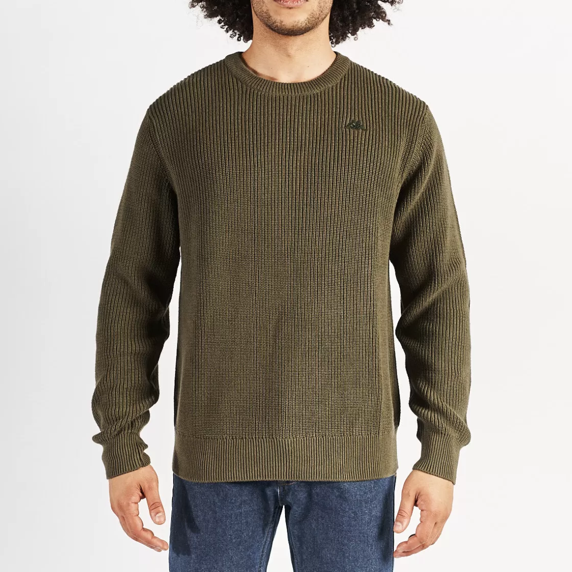 Homme Kappa Sweatshirts & Hoodies | Pull Verl Robe Di Vert Homme