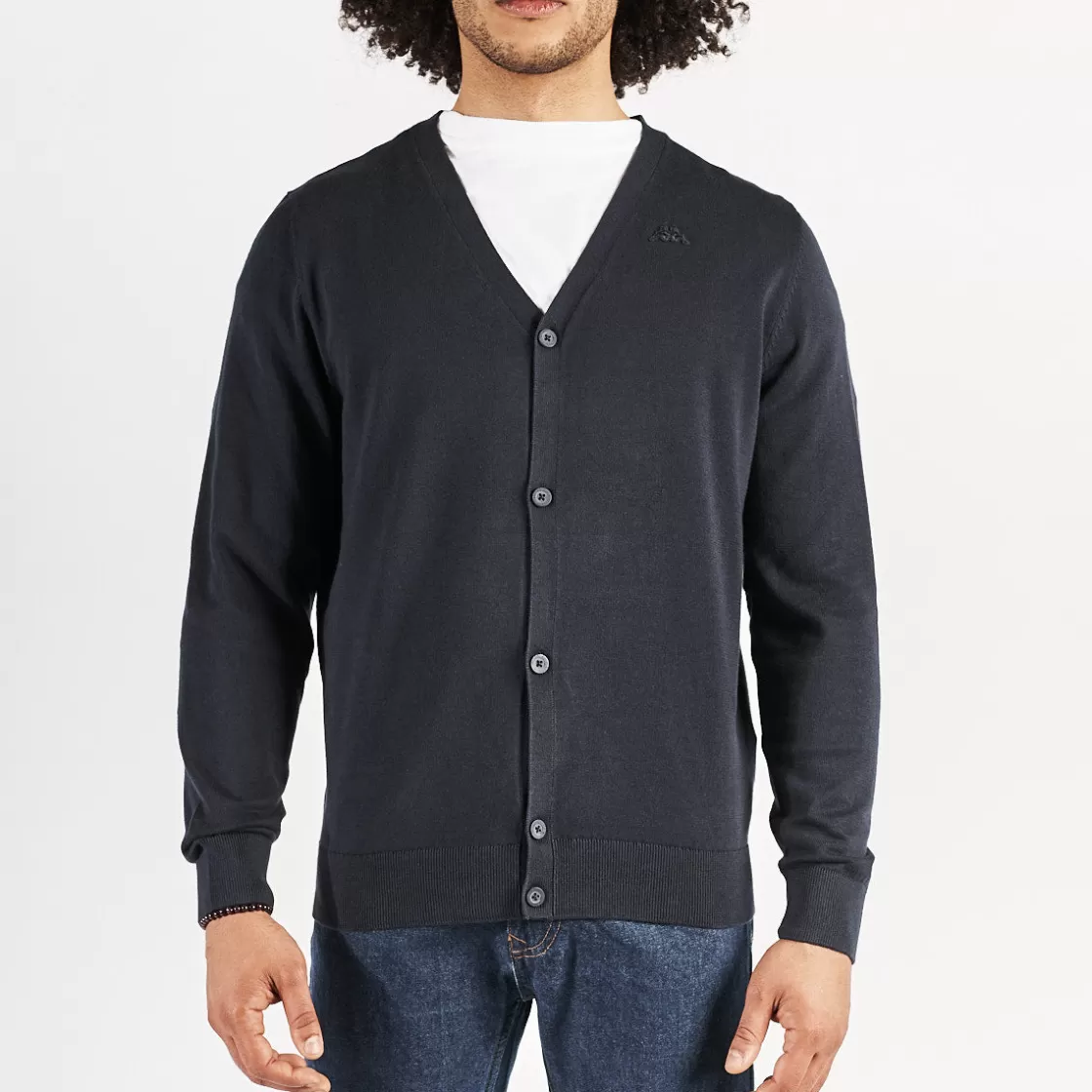 Homme Kappa Sweatshirts & Hoodies | Pull Yorgo Robe Di Bleu Homme