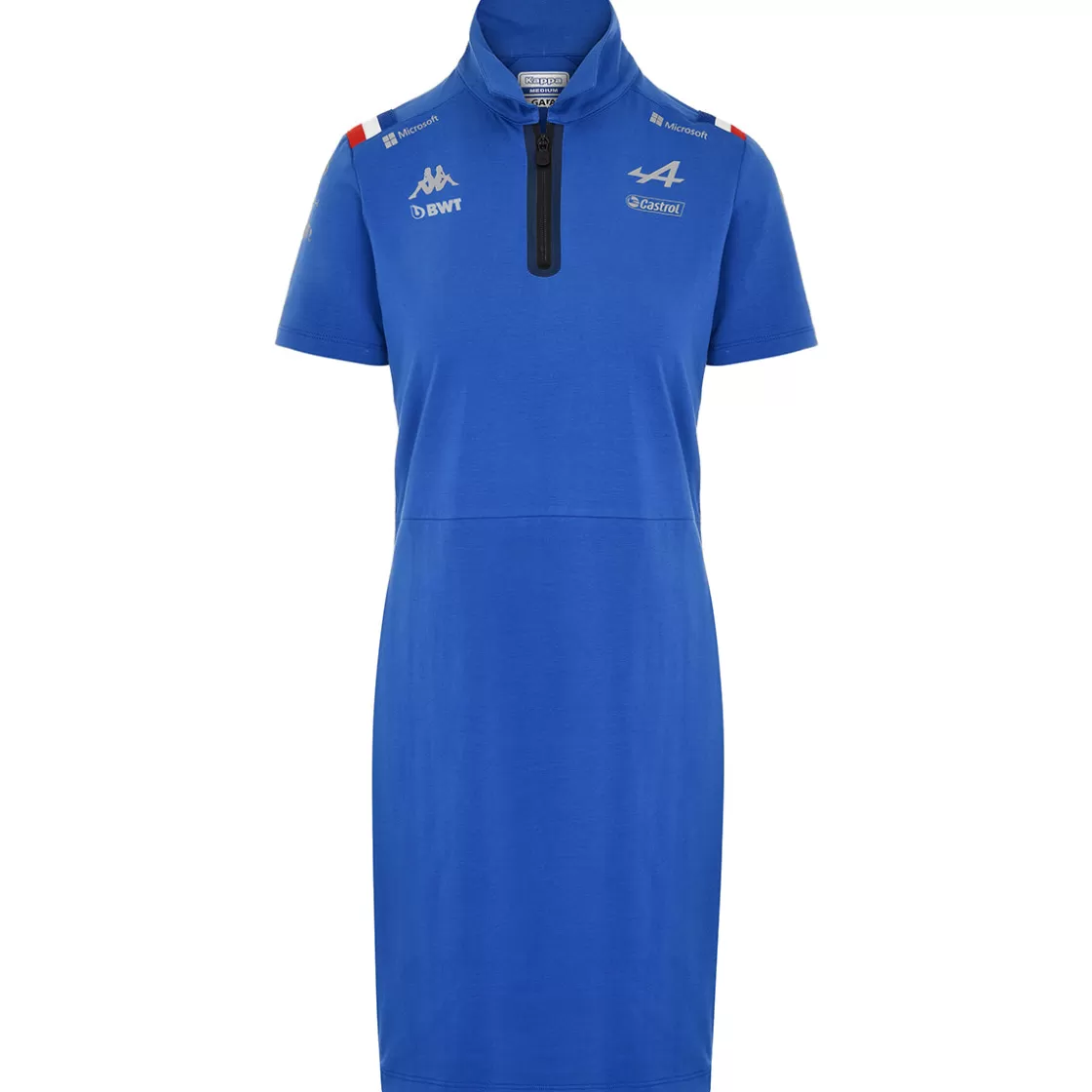 Femme Kappa Jupes & Robes | Robe Arukif Bwt Alpine F1 Team Bleu Femme