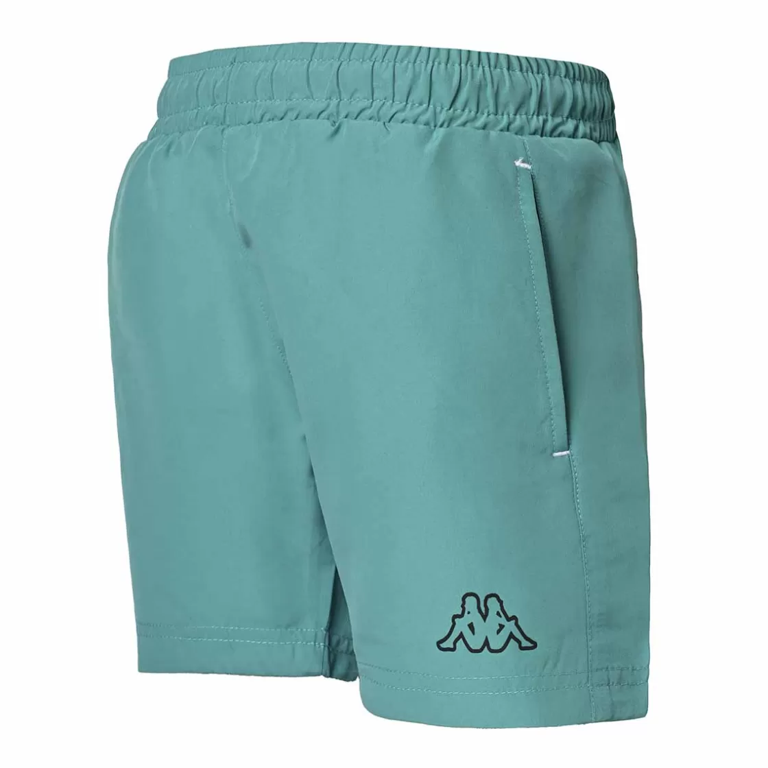 Enfant Kappa Shorts | Short Enfant Bussolin Sportswear Vert