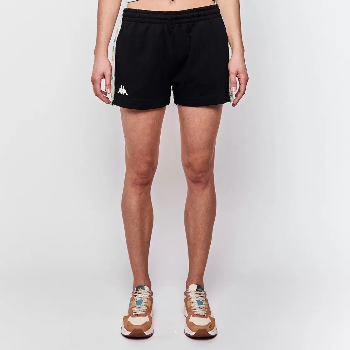 Femme Kappa Shorts | Short Femme Treadyi Authentic Noir