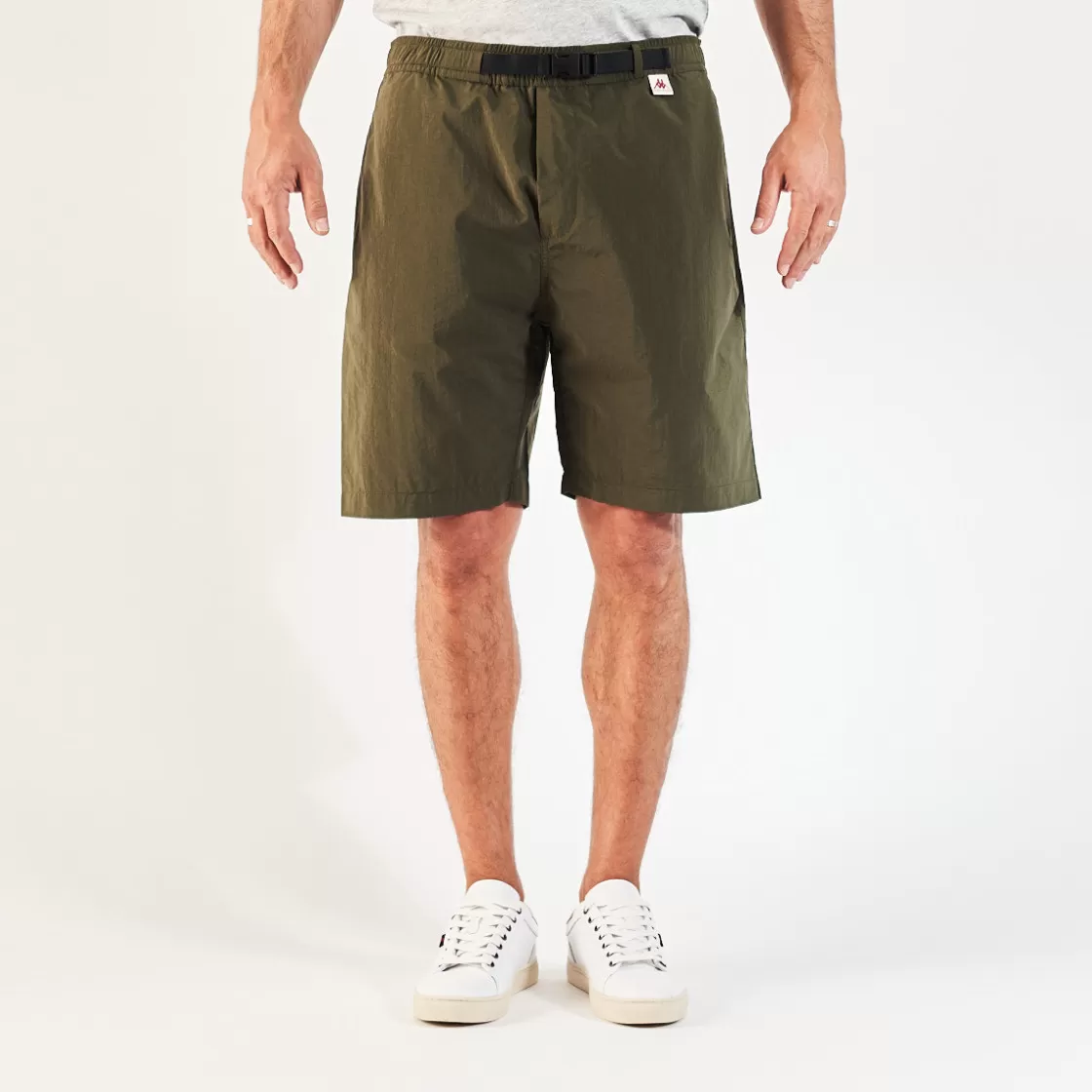 Homme Kappa Shorts | Short Helcar Robe Di Vert Homme