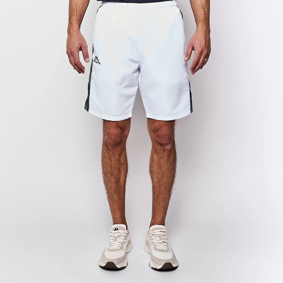 Homme Kappa Shorts | Short Homme Evya Sportswear Blanc