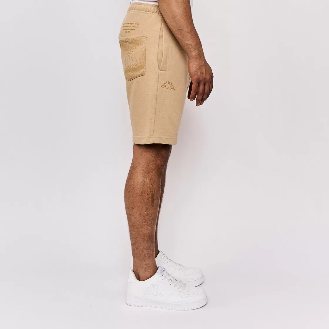 Homme Kappa Shorts | Short Homme Faiano Sportswear Beige