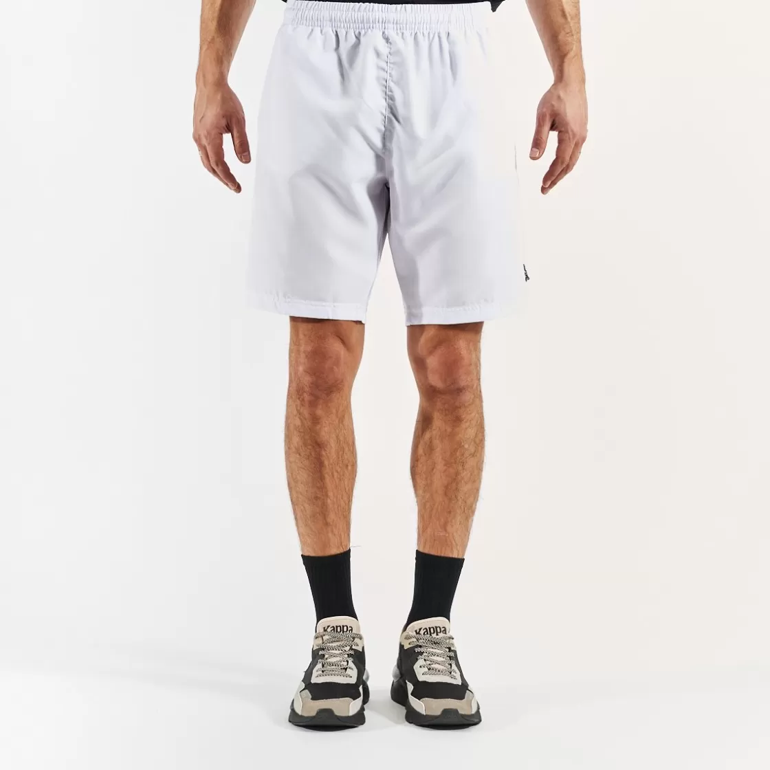 Homme Kappa Shorts | Short Kiamon Blanc Homme