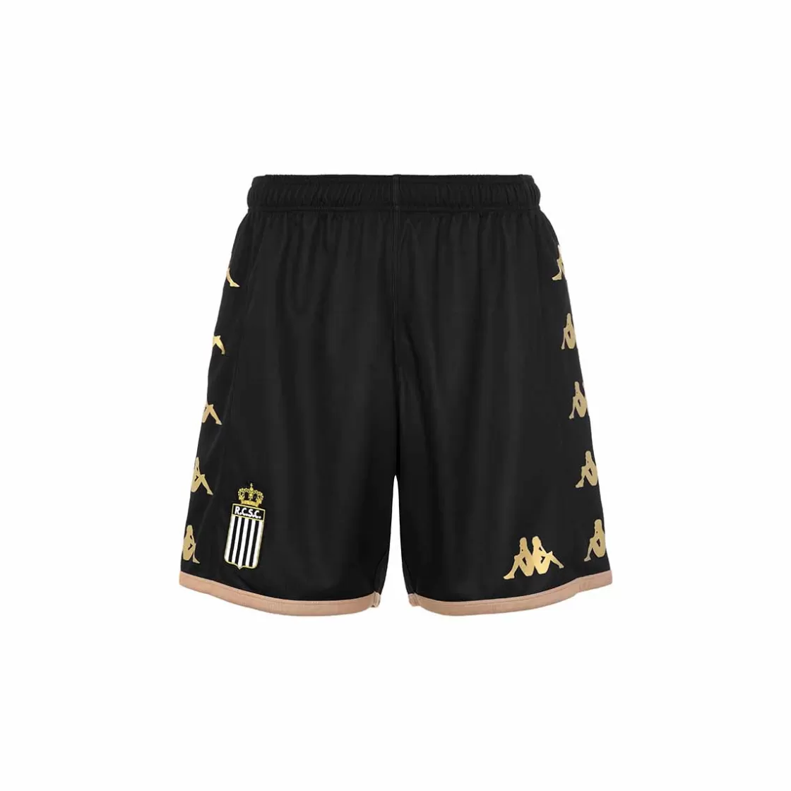 Enfant Kappa Shorts | Short Kombat Ryder Rcsc Charleroi 22/23 Noir Enfant