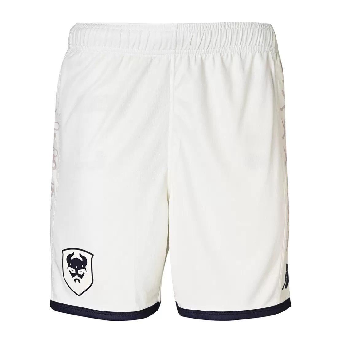 Enfant Kappa Shorts | Short Kombat Ryder Sm Caen 22/23 Blanc Enfant