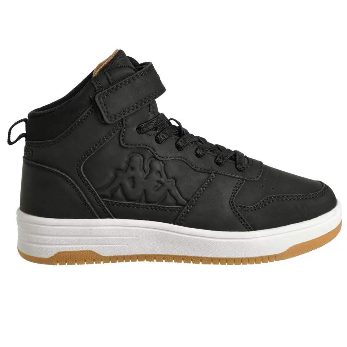 Enfant Kappa Sneakers | Sneakers Seattle Mid Ev Noir Enfant