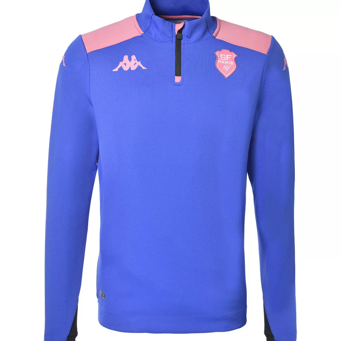 Homme Kappa Sweatshirts & Hoodies | Sweat Ablas Pro 5 Stade Francais Paris Bleu Homme