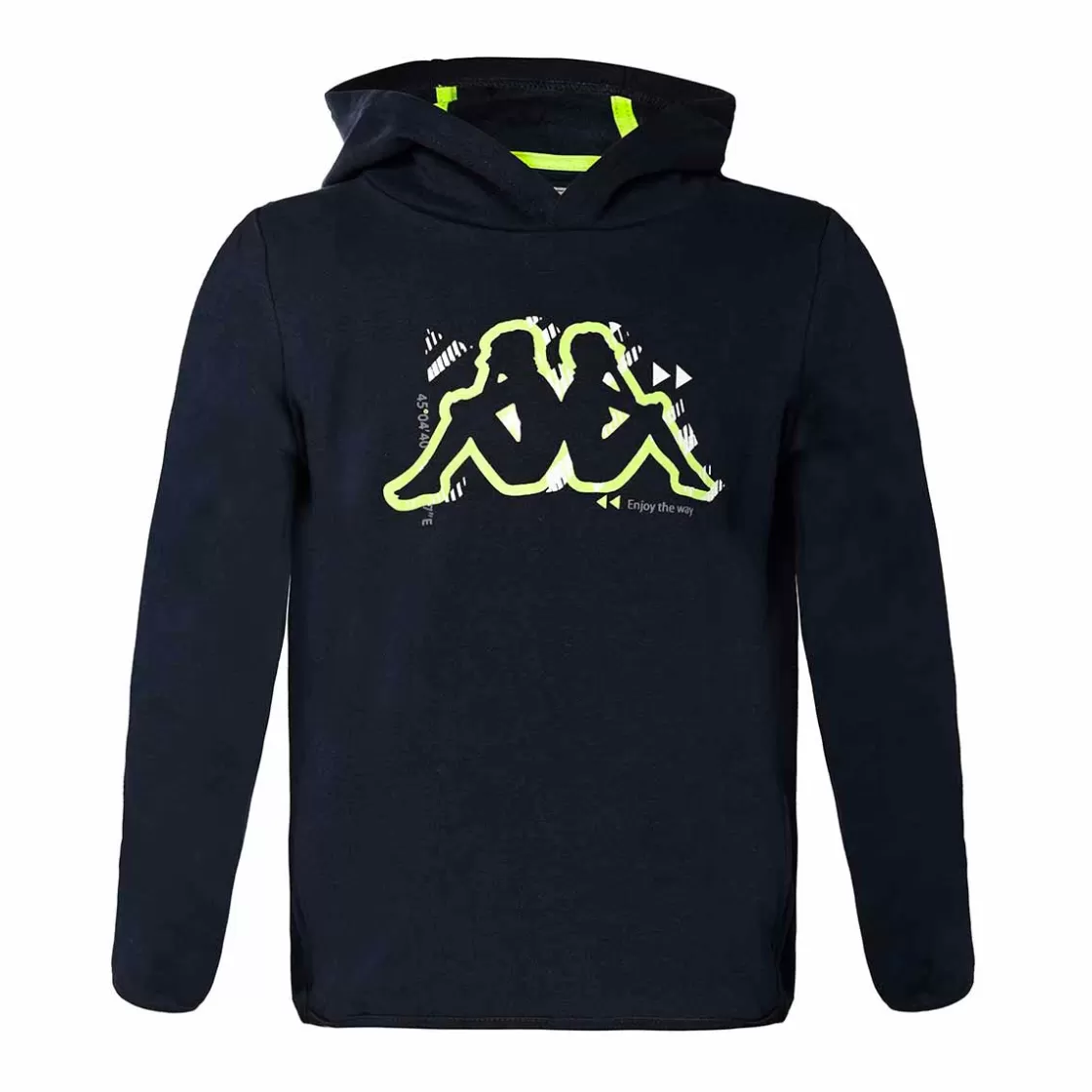 Enfant Kappa Sweatshirts & Hoodies | Sweat-Shirt A Capuche Enfant Bazilo Bleu