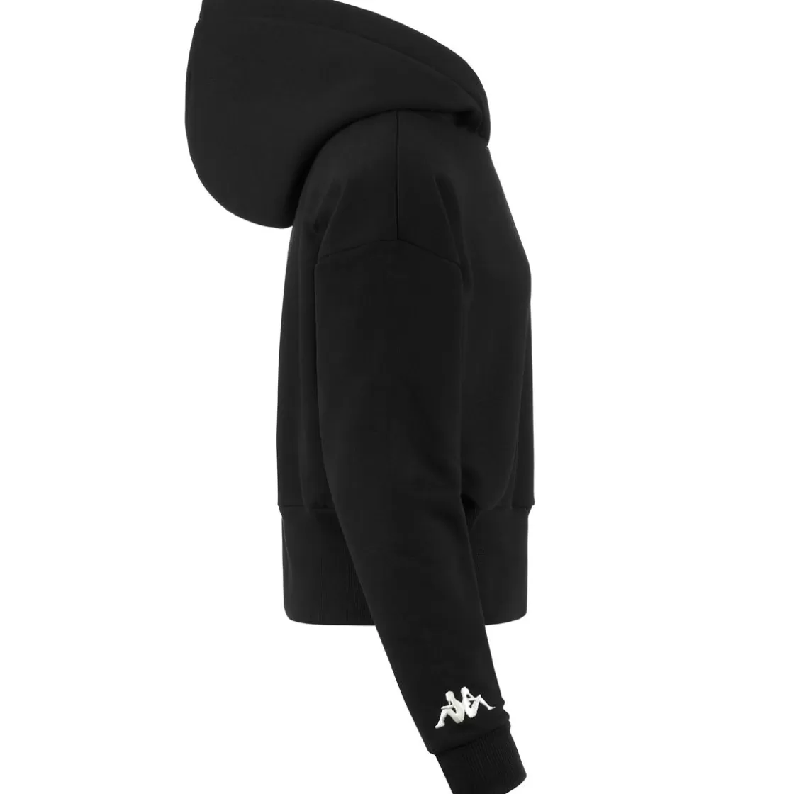 Femme Kappa Sweatshirts & Hoodies | Sweat-Shirt A Capuche Femme Vicky Authentic Noir