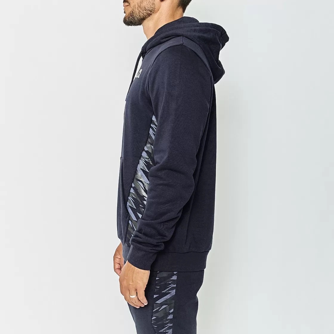 Homme Kappa Sweatshirts & Hoodies | Sweat-Shirt A Capuche Homme Cheldy Bleu