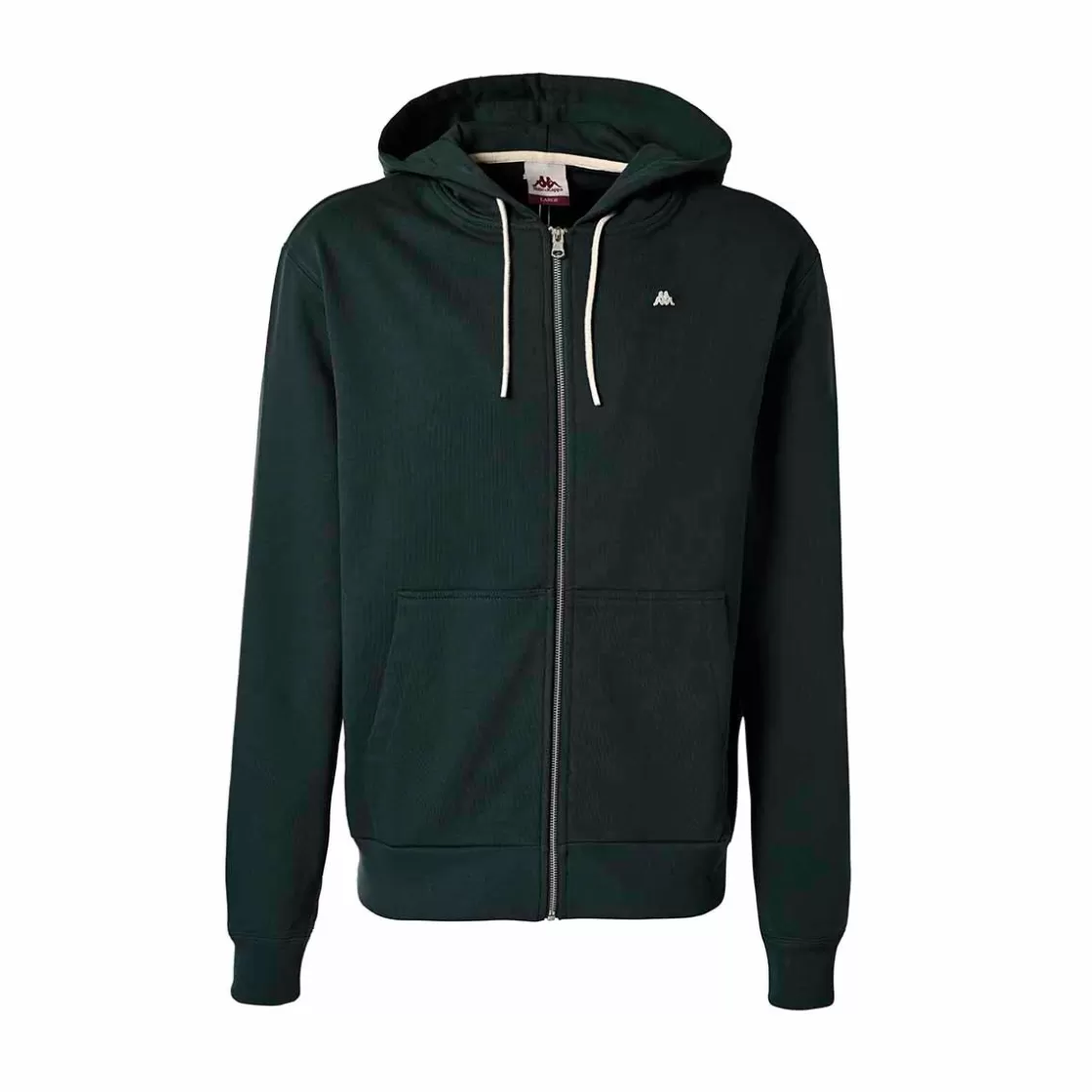 Homme Kappa Sweatshirts & Hoodies | Sweat-Shirt A Capuche Homme Portos Robe Di Vert