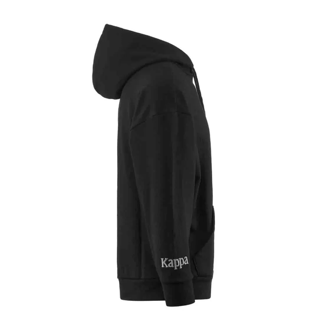 Femme Kappa Sweatshirts & Hoodies | Sweat-Shirt A Capuche Homme Tallyx Authentic Noir