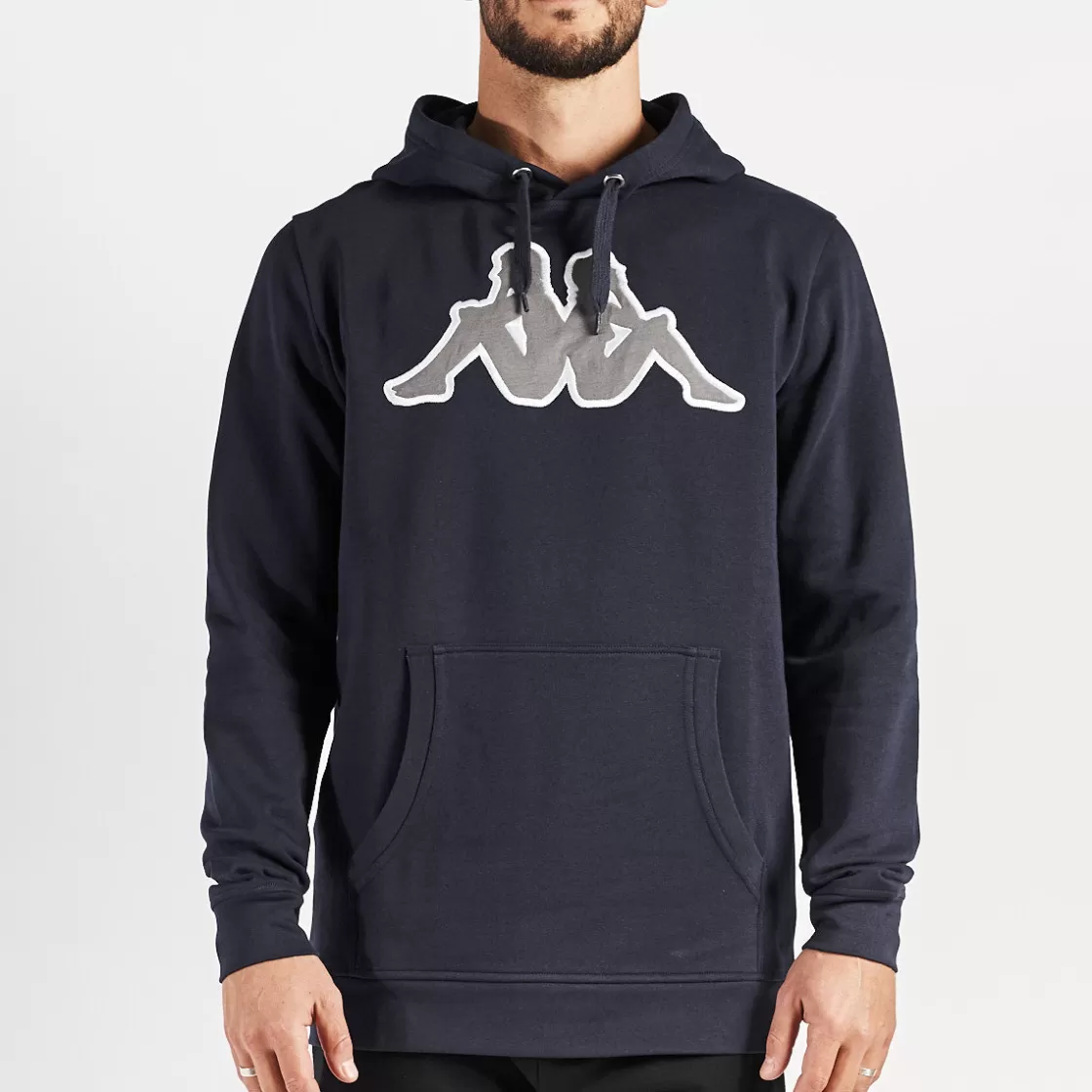 Homme Kappa Sweatshirts & Hoodies | Sweatshirt Airiti Bleu Homme