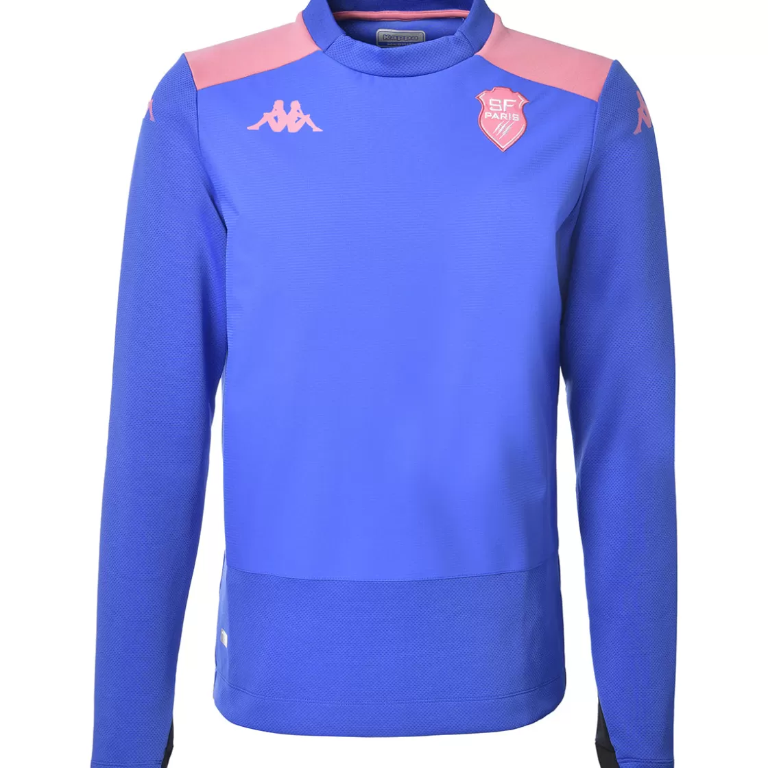 Homme Kappa Maillots | Sweatshirt Apron Pro 5 Stade Francais Paris Bleu Homme