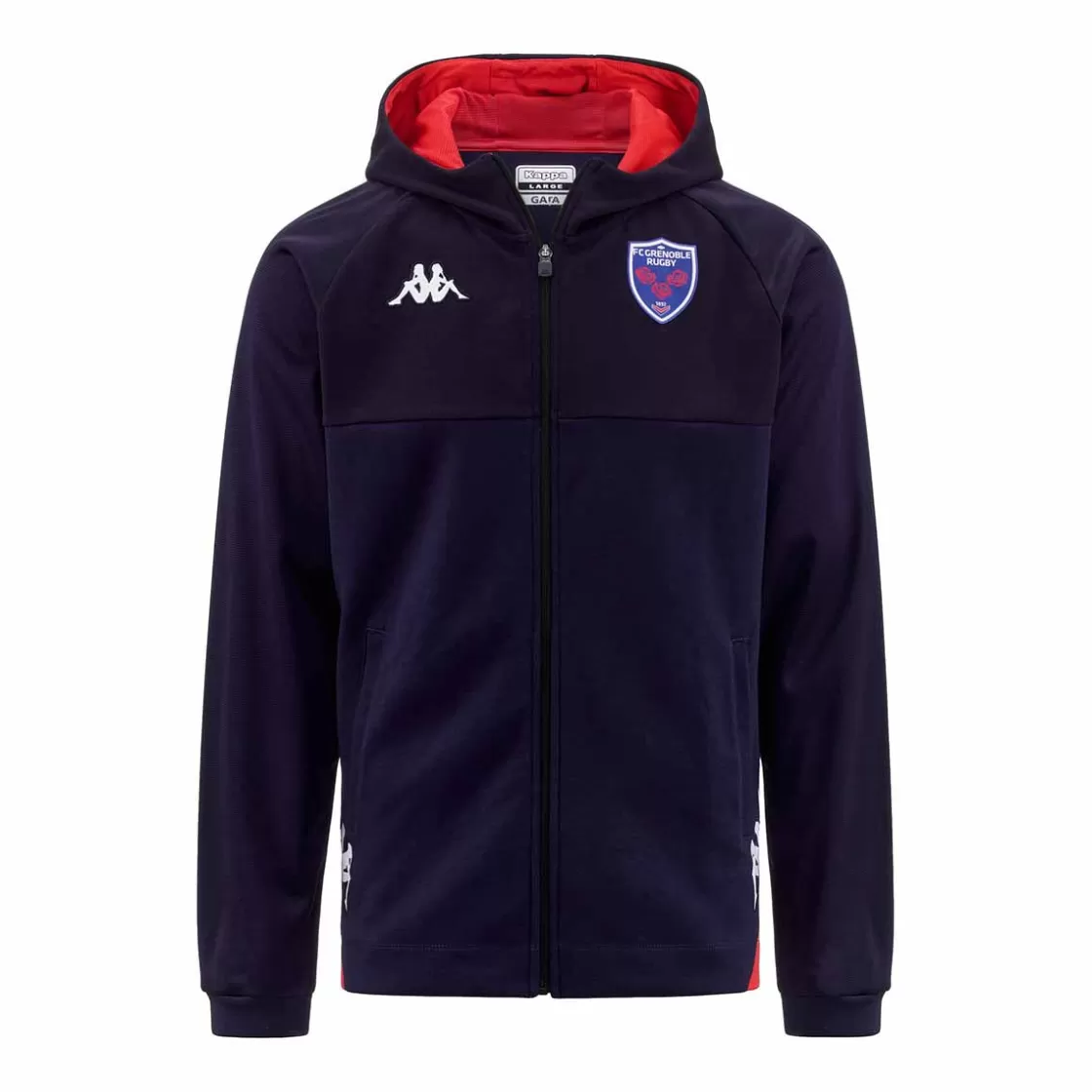 Enfant Kappa Sweatshirts & Hoodies | Sweatshirt Arufeod 6 Fc Grenoble Rugby 22/23 Bleu Enfant