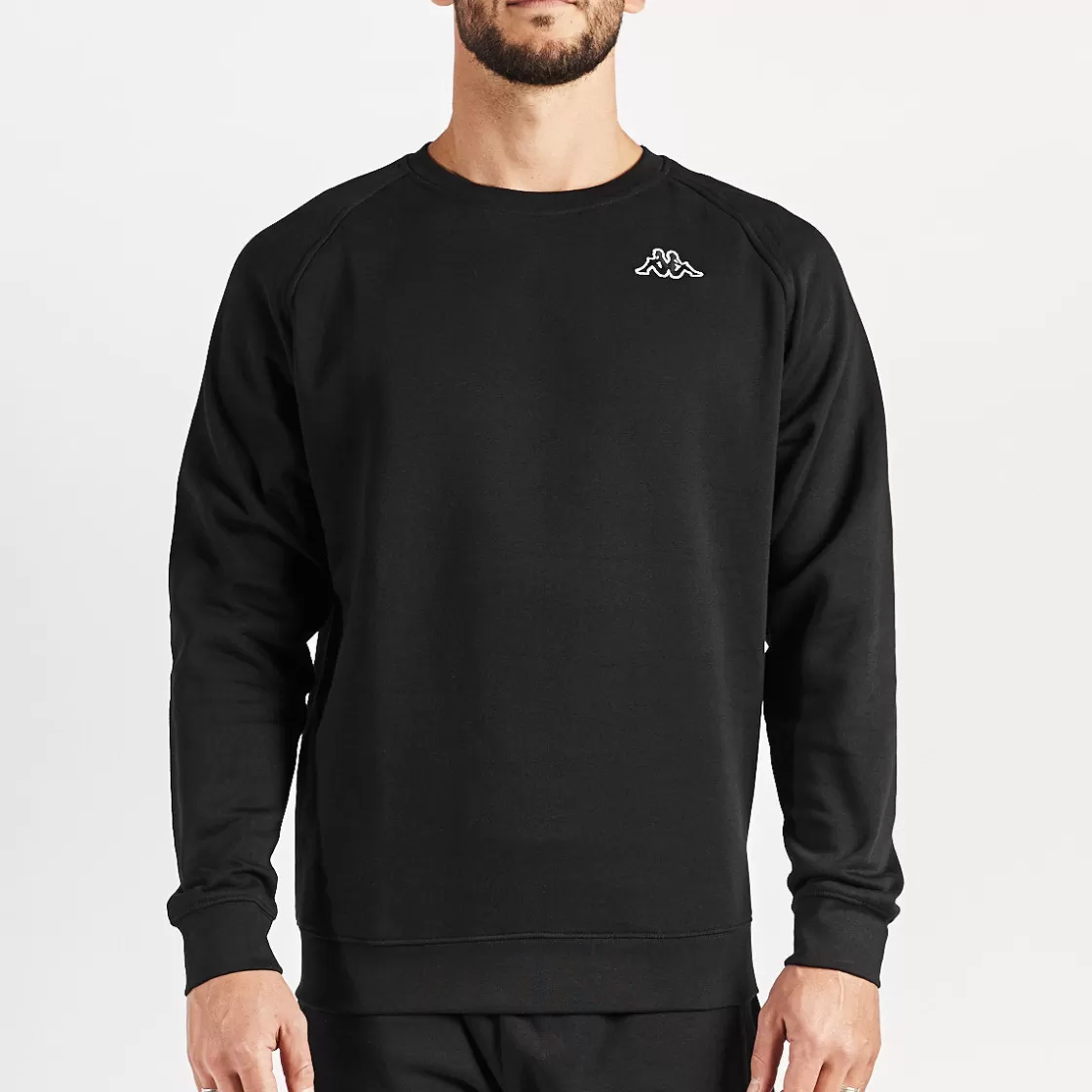 Homme Kappa Sweatshirts & Hoodies | Sweatshirt Caimali Noir Homme