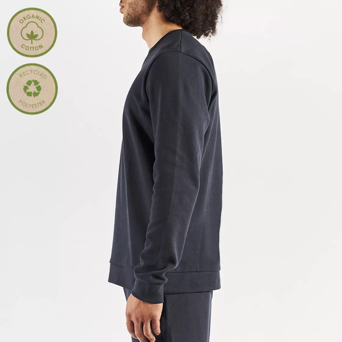 Homme Kappa Sweatshirts & Hoodies | Sweat-Shirt Edard Bleu Homme