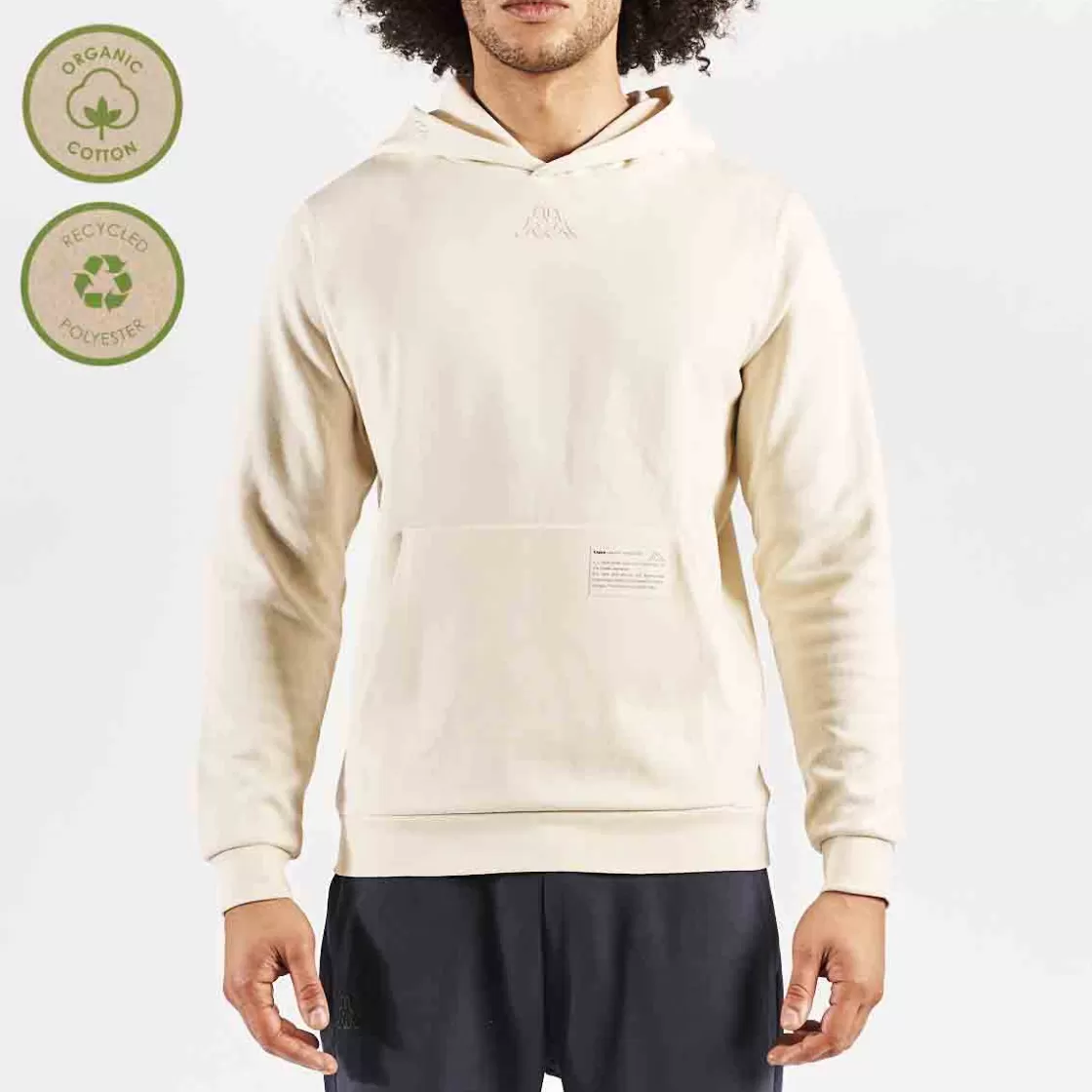 Homme Kappa Sweatshirts & Hoodies | Sweatshirt Edwyn Beige Homme