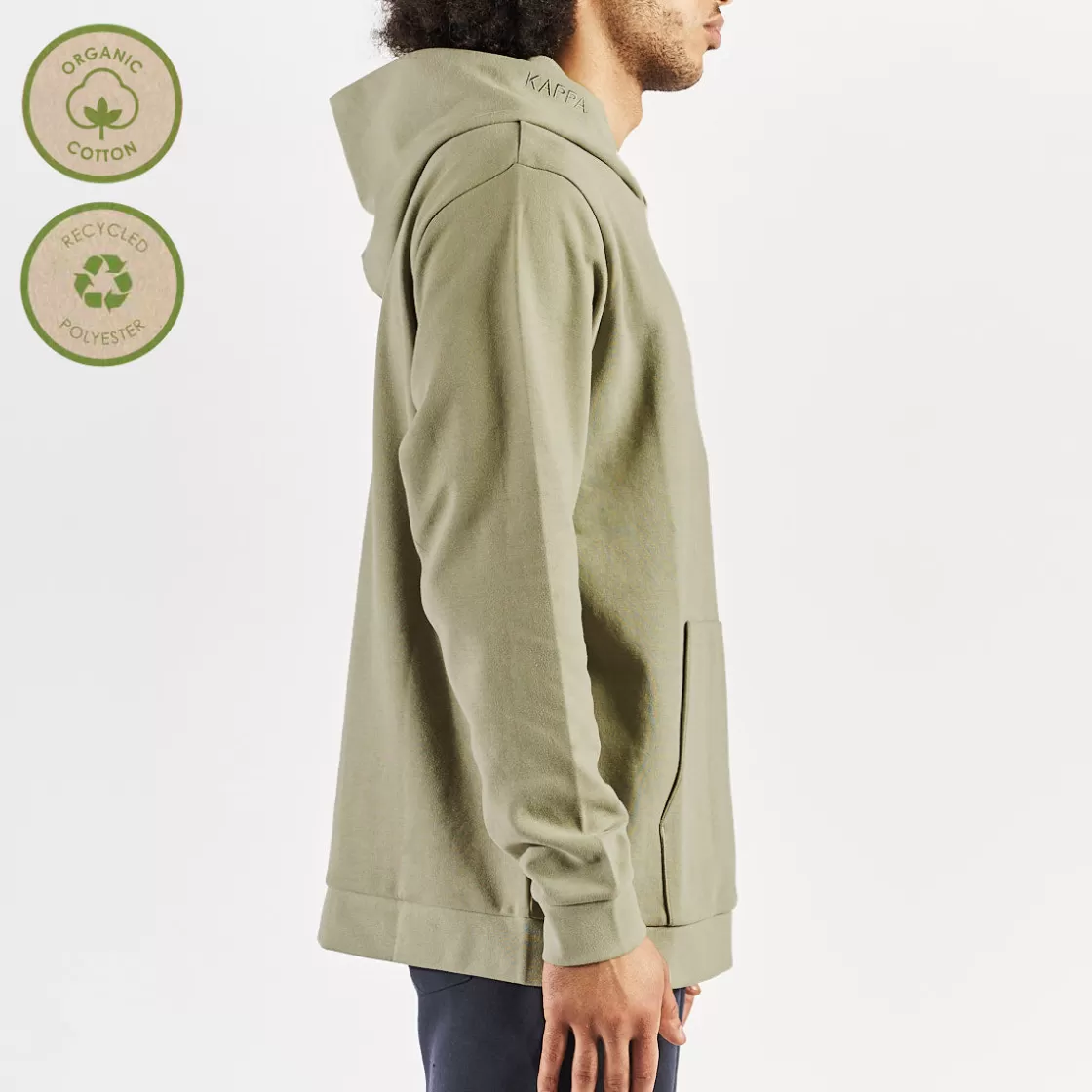 Homme Kappa Sweatshirts & Hoodies | Sweatshirt Edwyn Vert Homme