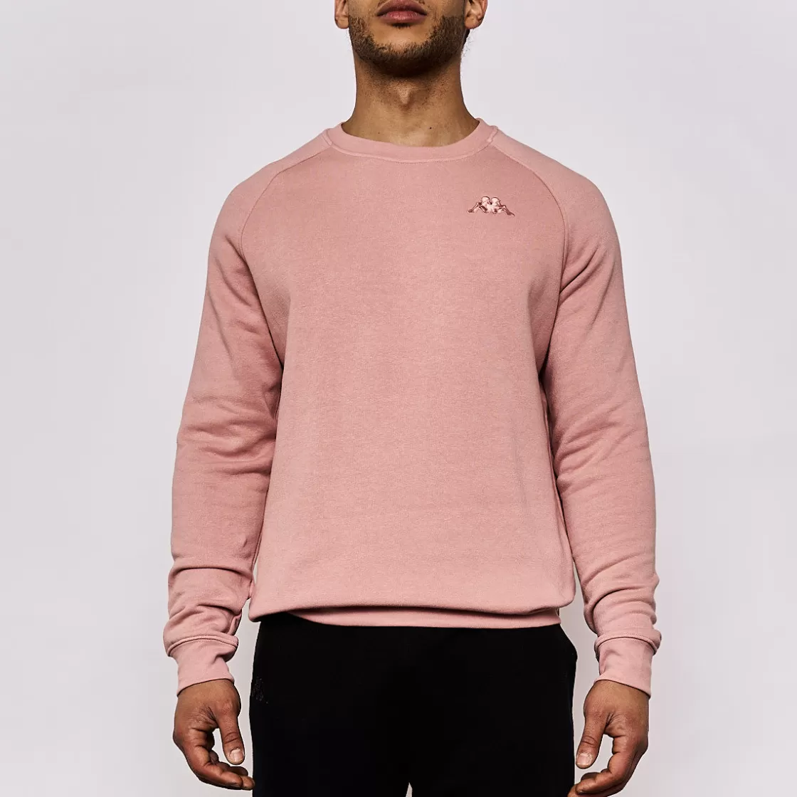 Homme Kappa Sweatshirts & Hoodies | Sweatshirt Homme Caimali Sportswear Rose