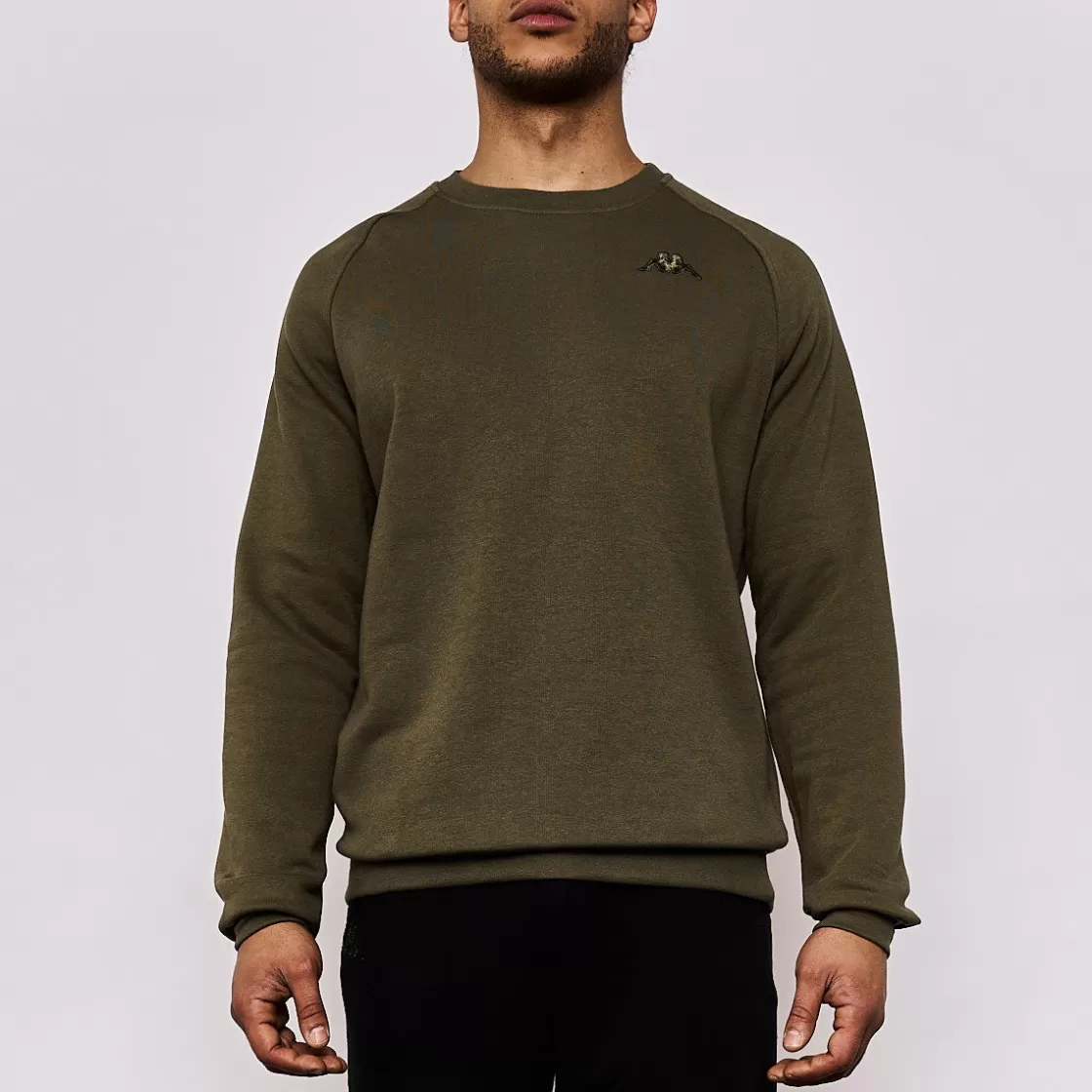 Homme Kappa Sweatshirts & Hoodies | Sweatshirt Homme Caimali Sportswear Vert