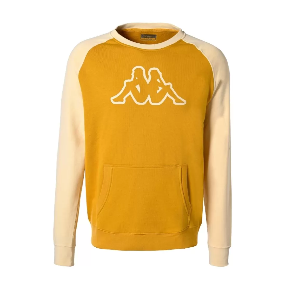 Homme Kappa Sweatshirts & Hoodies | Sweatshirt Homme Logo Zaimali Jaune