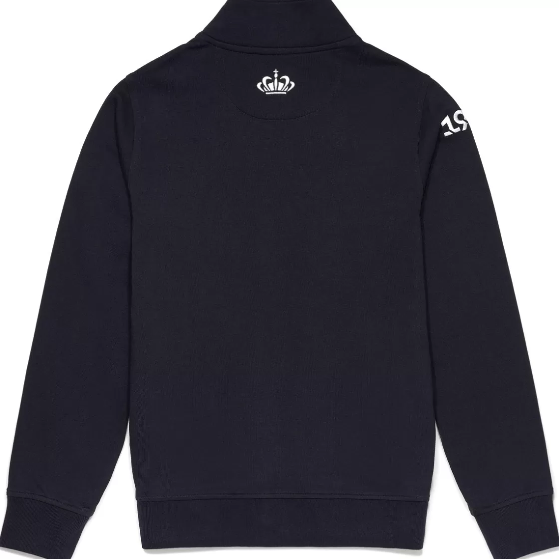 Homme Kappa Sweatshirts & Hoodies | Sweatshirt Homme Nadav Robe Di - As Monaco 2023 Bleu