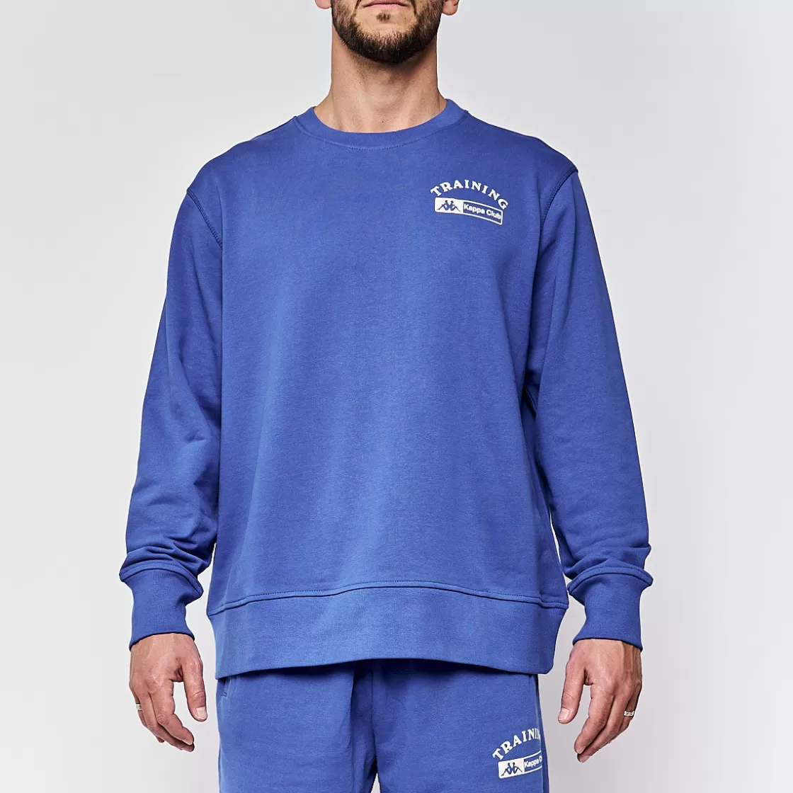 Homme Kappa Sweatshirts & Hoodies | Sweatshirt Homme Snipu Authentic Bleu