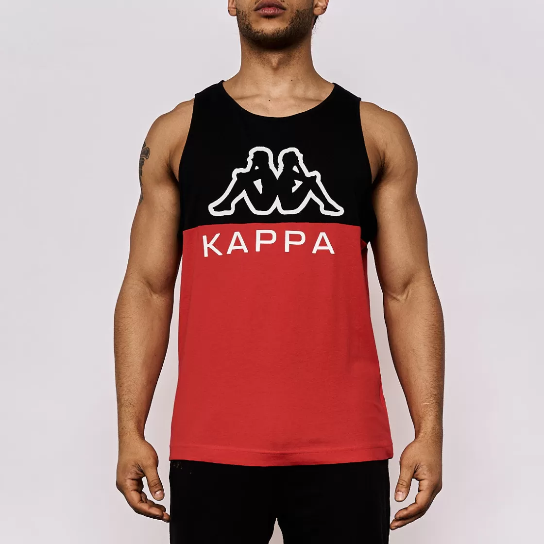 Homme Kappa Hauts & T-Shirts | Top Homme Eric Sportswear Rouge