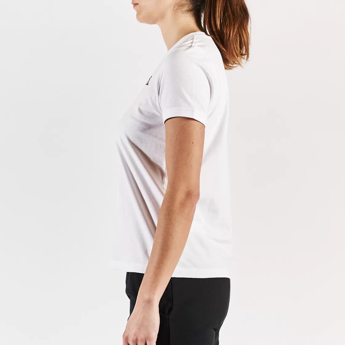 Femme Kappa T-Shirts & Tops | T-Shirt Cabou Blanc Femme