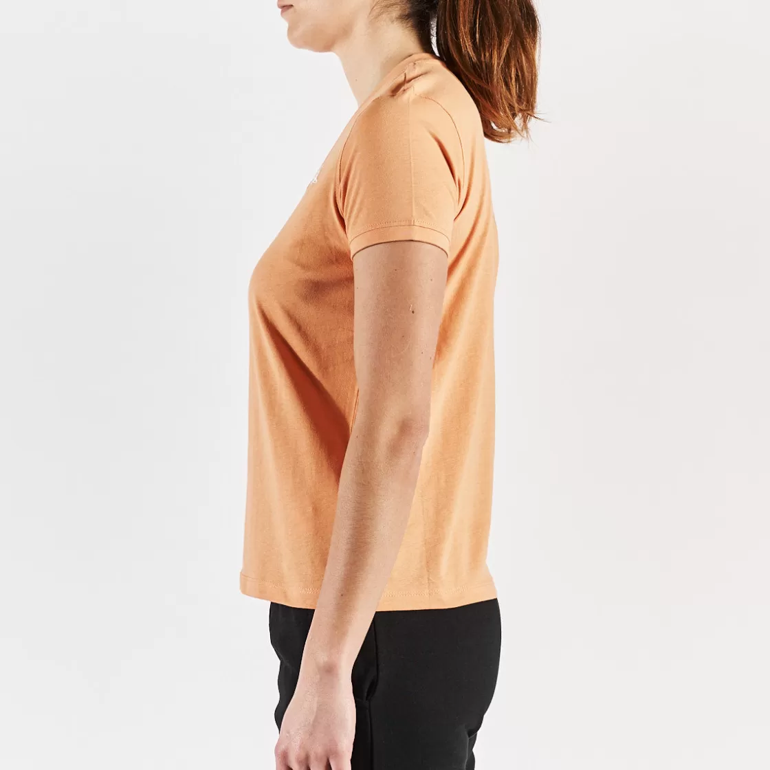 Femme Kappa T-Shirts & Tops | T-Shirt Cabou Orange Femme