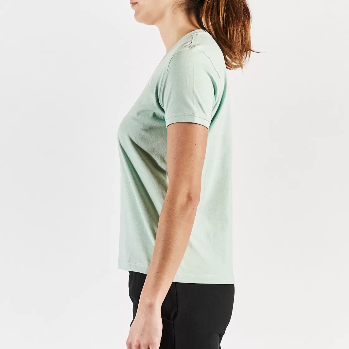 Femme Kappa T-Shirts & Tops | T-Shirt Cabou Vert Femme