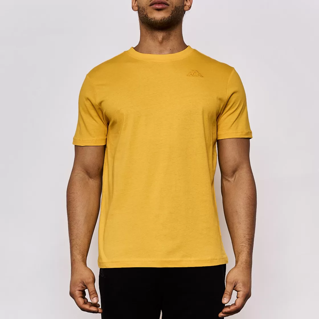 Homme Kappa Hauts & T-Shirts | T-Shirt Cafers Jaune Homme