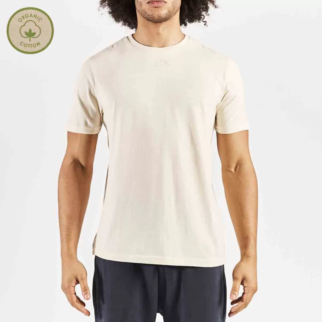 Homme Kappa Hauts & T-Shirts | T-Shirt Edson Beige Homme