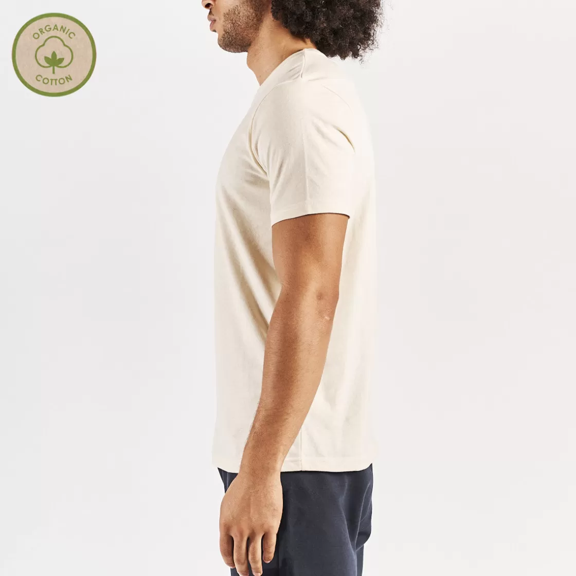 Homme Kappa Hauts & T-Shirts | T-Shirt Edson Beige Homme