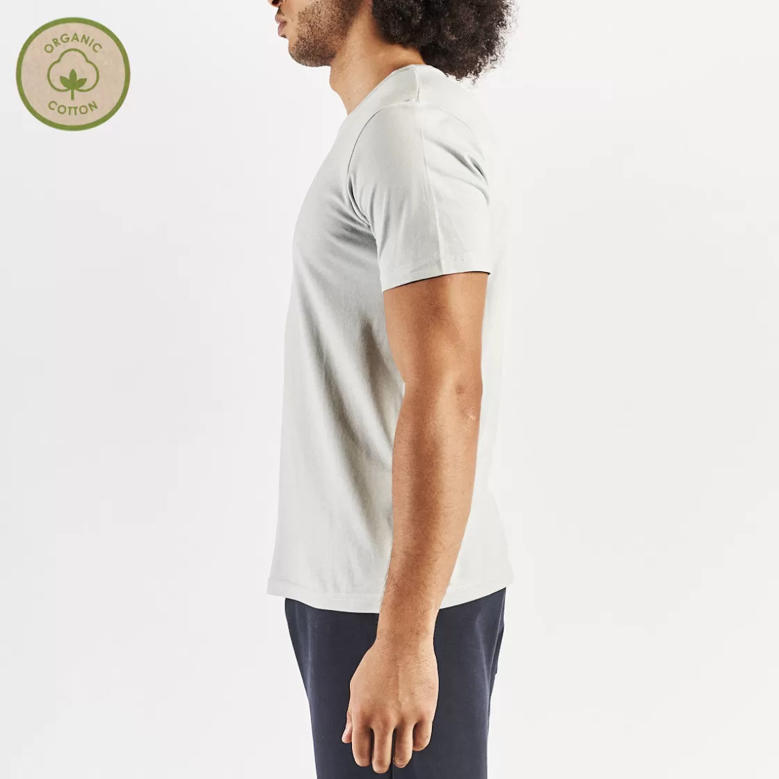 Homme Kappa Hauts & T-Shirts | T-Shirt Edson Gris Homme