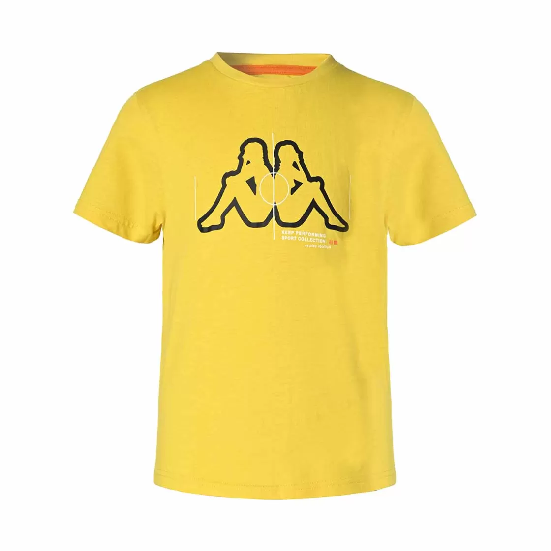 Enfant Kappa T-Shirts & Tops | T-Shirt Enfant Bollengo Sportswear Jaune