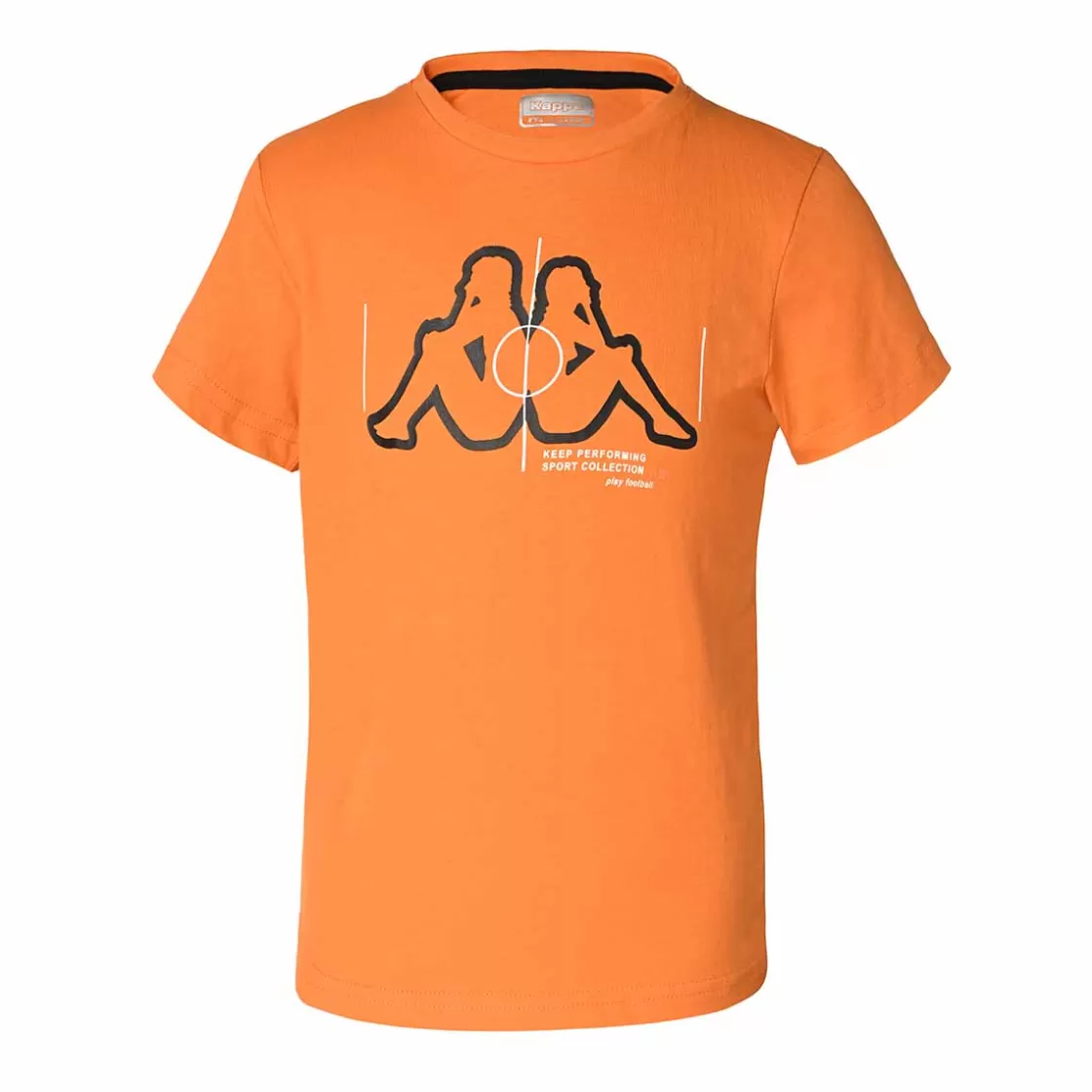 Enfant Kappa T-Shirts & Tops | T-Shirt Enfant Bollengo Sportswear Orange