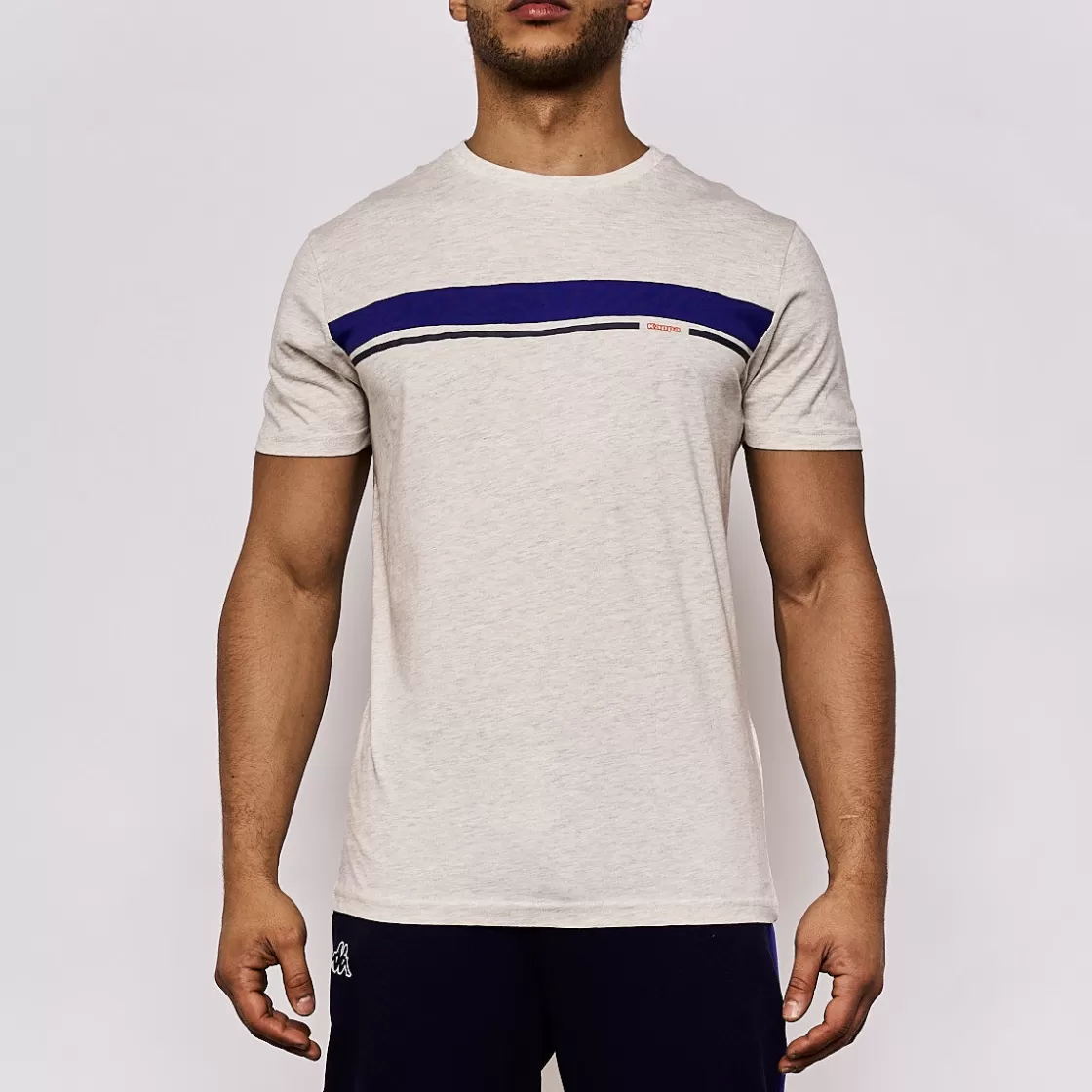 Homme Kappa Hauts & T-Shirts | T-Shirt Homme Anzio Sportswear Blanc