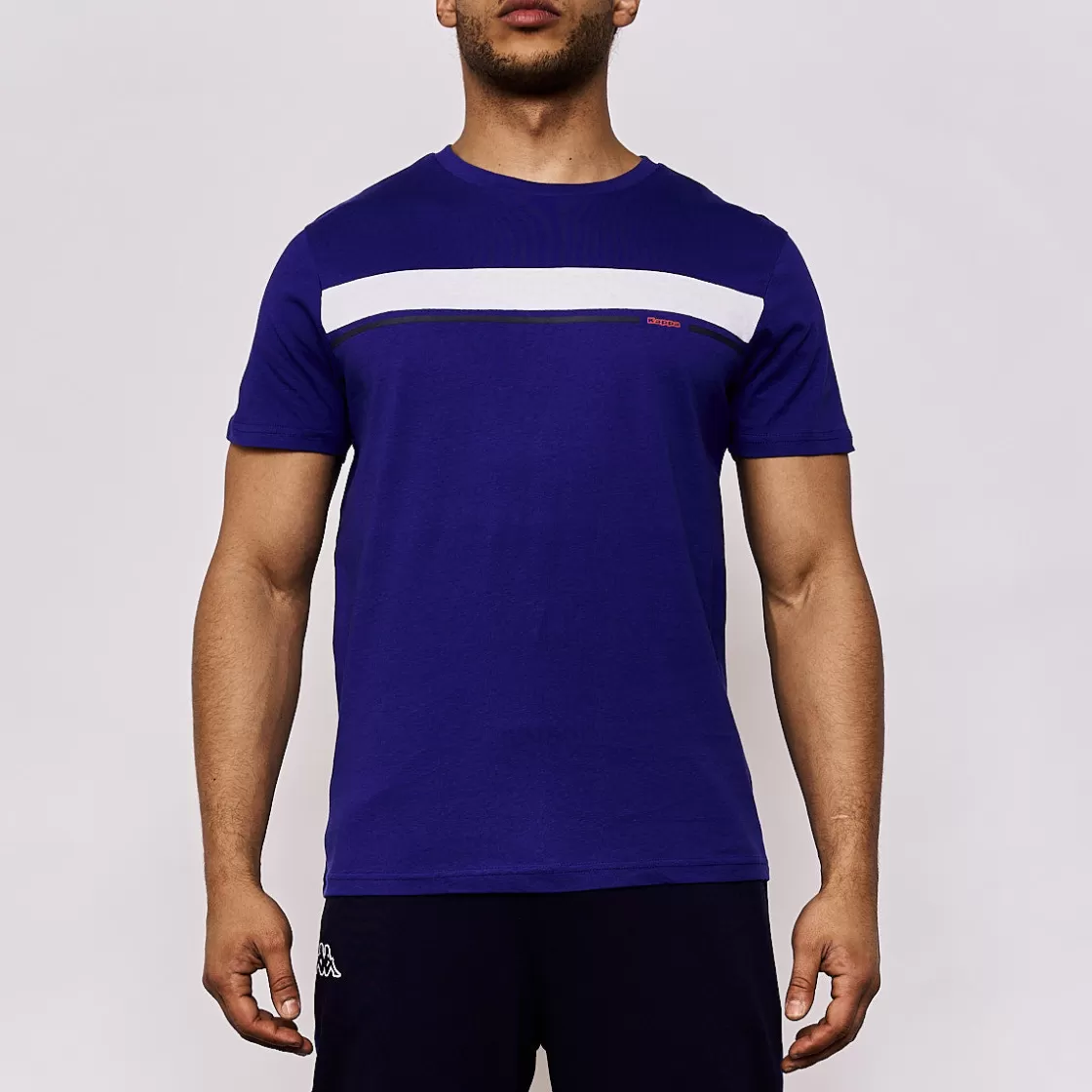 Homme Kappa Hauts & T-Shirts | T-Shirt Homme Anzio Sportswear Bleu