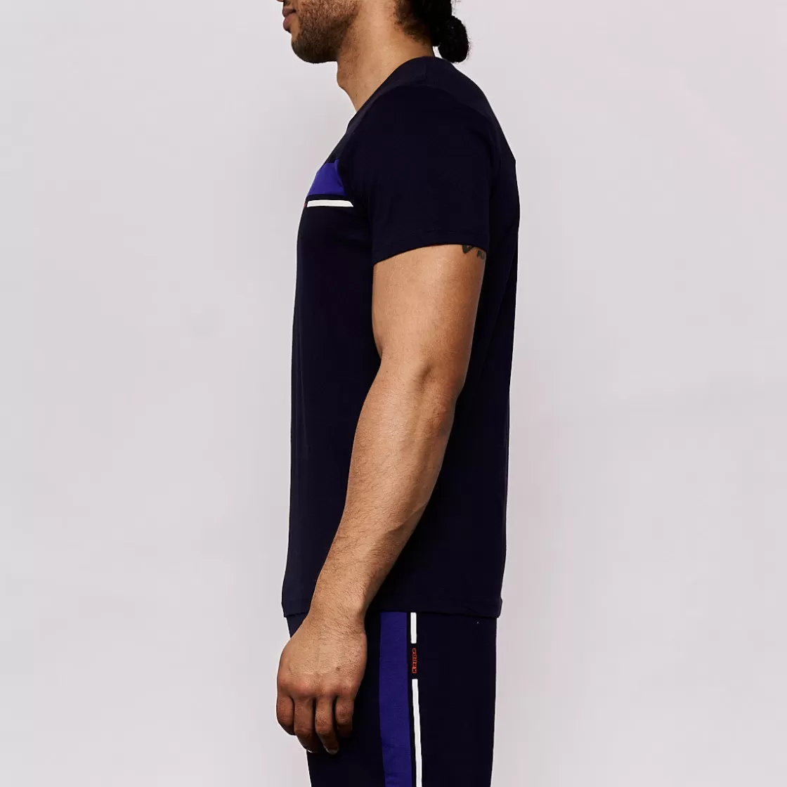 Homme Kappa Hauts & T-Shirts | T-Shirt Homme Anzio Sportswear Bleu