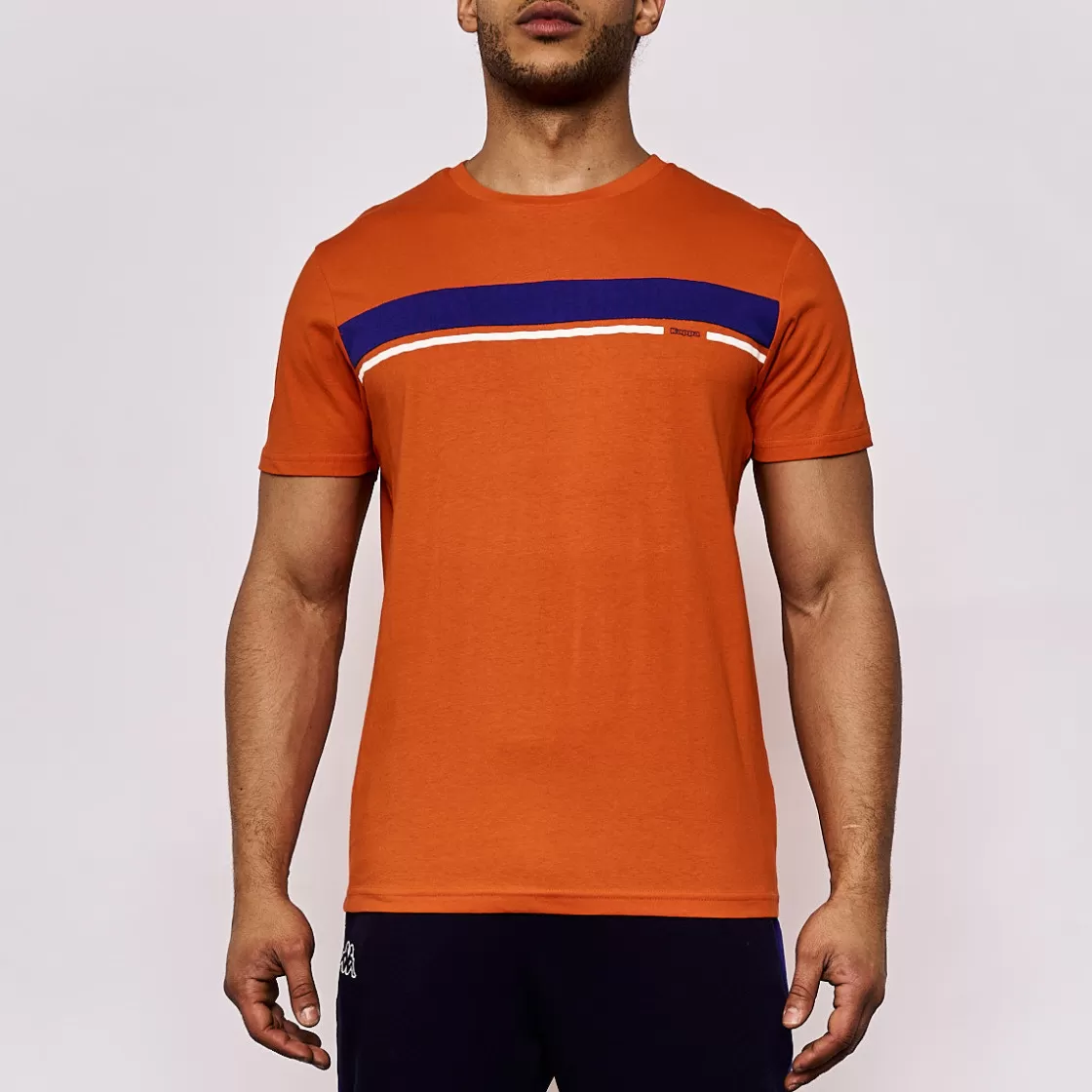 Homme Kappa Hauts & T-Shirts | T-Shirt Homme Anzio Sportswear Orange