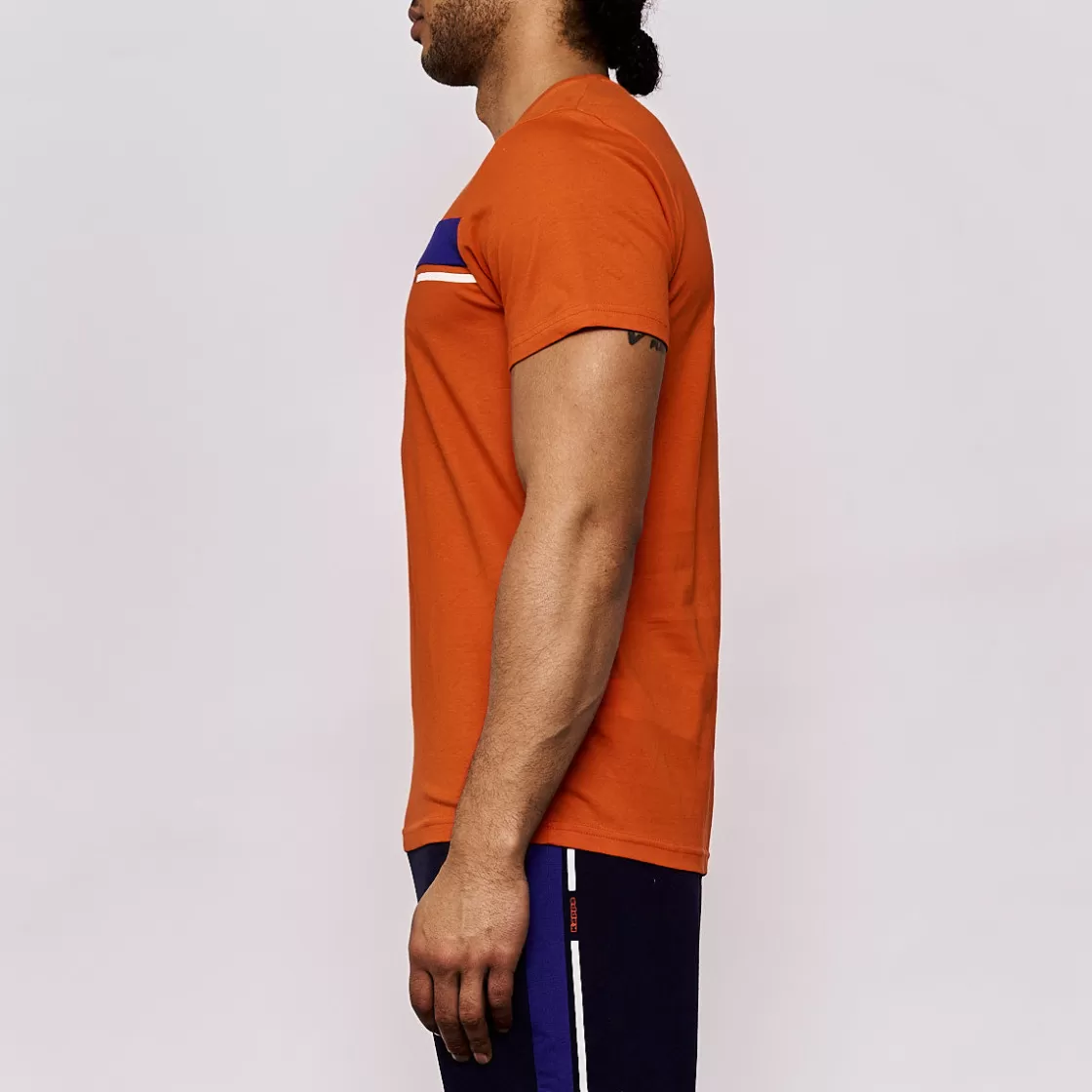 Homme Kappa Hauts & T-Shirts | T-Shirt Homme Anzio Sportswear Orange