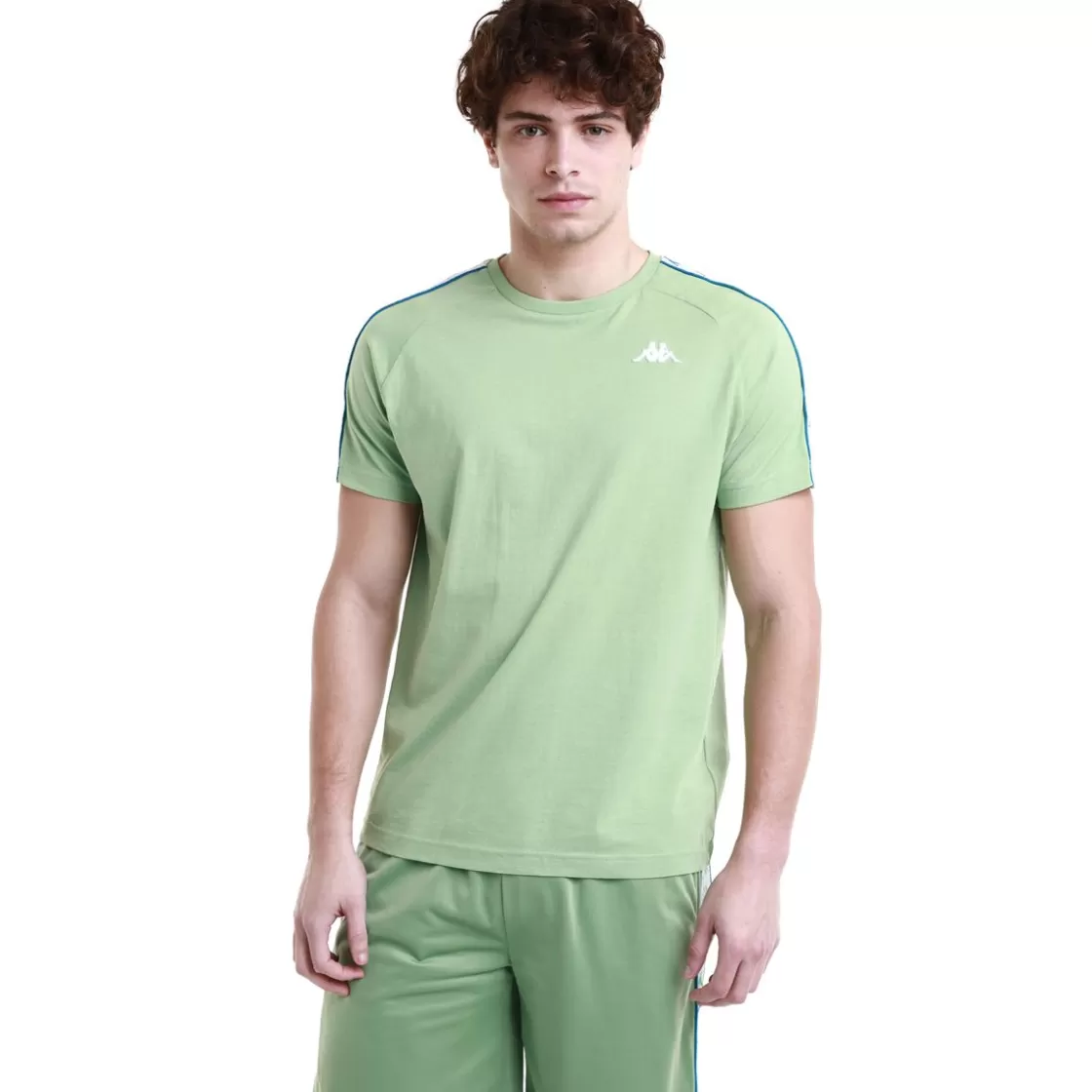 Homme Kappa Hauts & T-Shirts | T-Shirt Homme Coeni Slim Authentic Vert