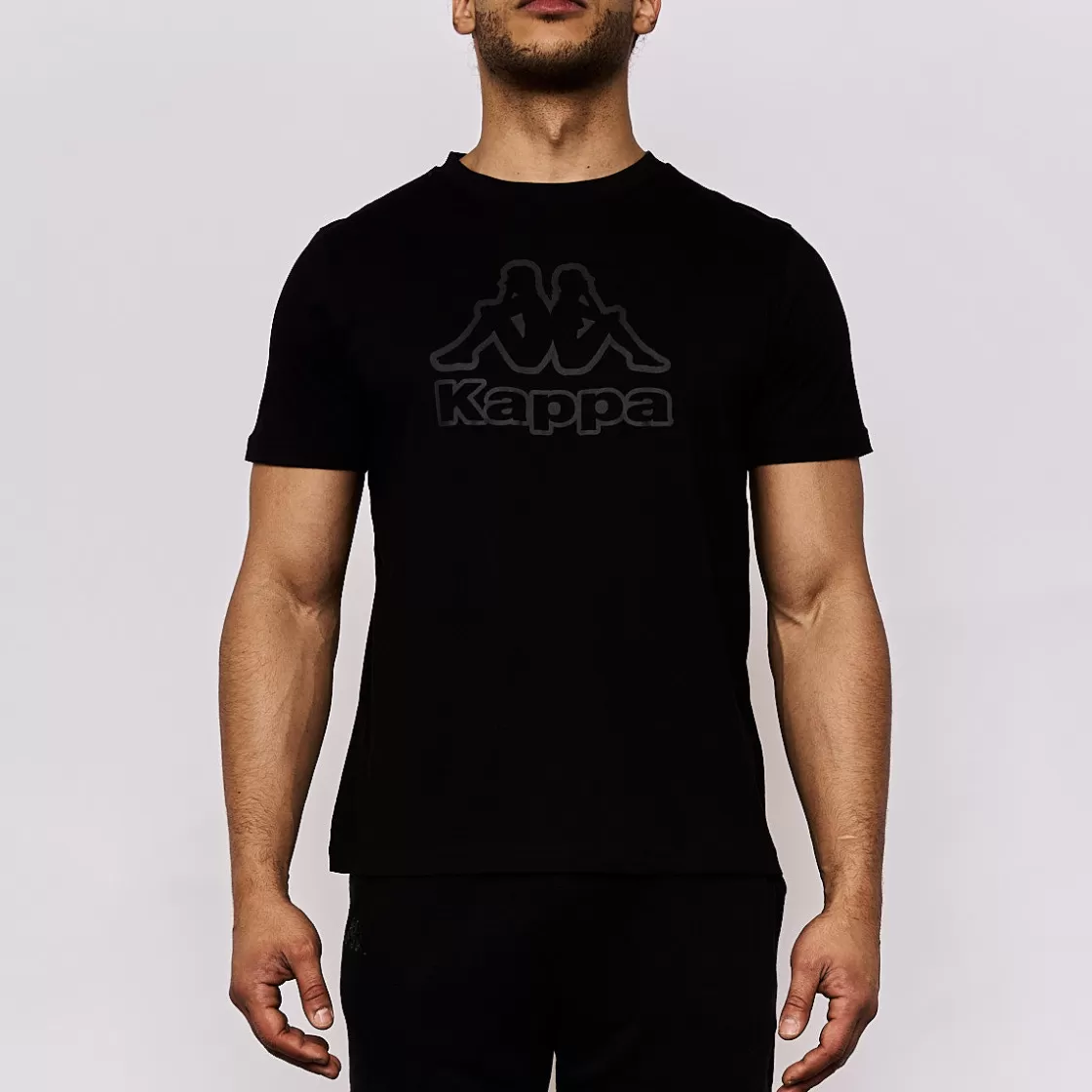 Homme Kappa Hauts & T-Shirts | T-Shirt Homme Cremy Sportswear Noir